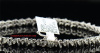 Ladies 1 Row White Gold Finish .31 Carat Real Diamond Bracelet Tennis Pave 7.75" Fanook